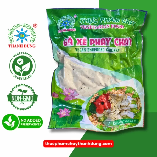 Gà xé phay chay 500g Thanh Dũng