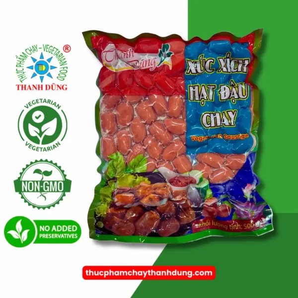 Xúc xích hạt đậu chay 500g Thanh Dũng