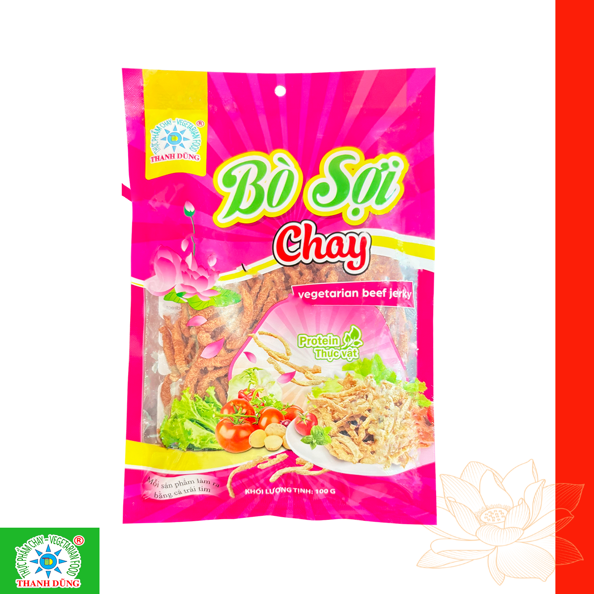 16.BÒ SỢI CHAY 16. Bo soi chay Thanh Dung 100g 01