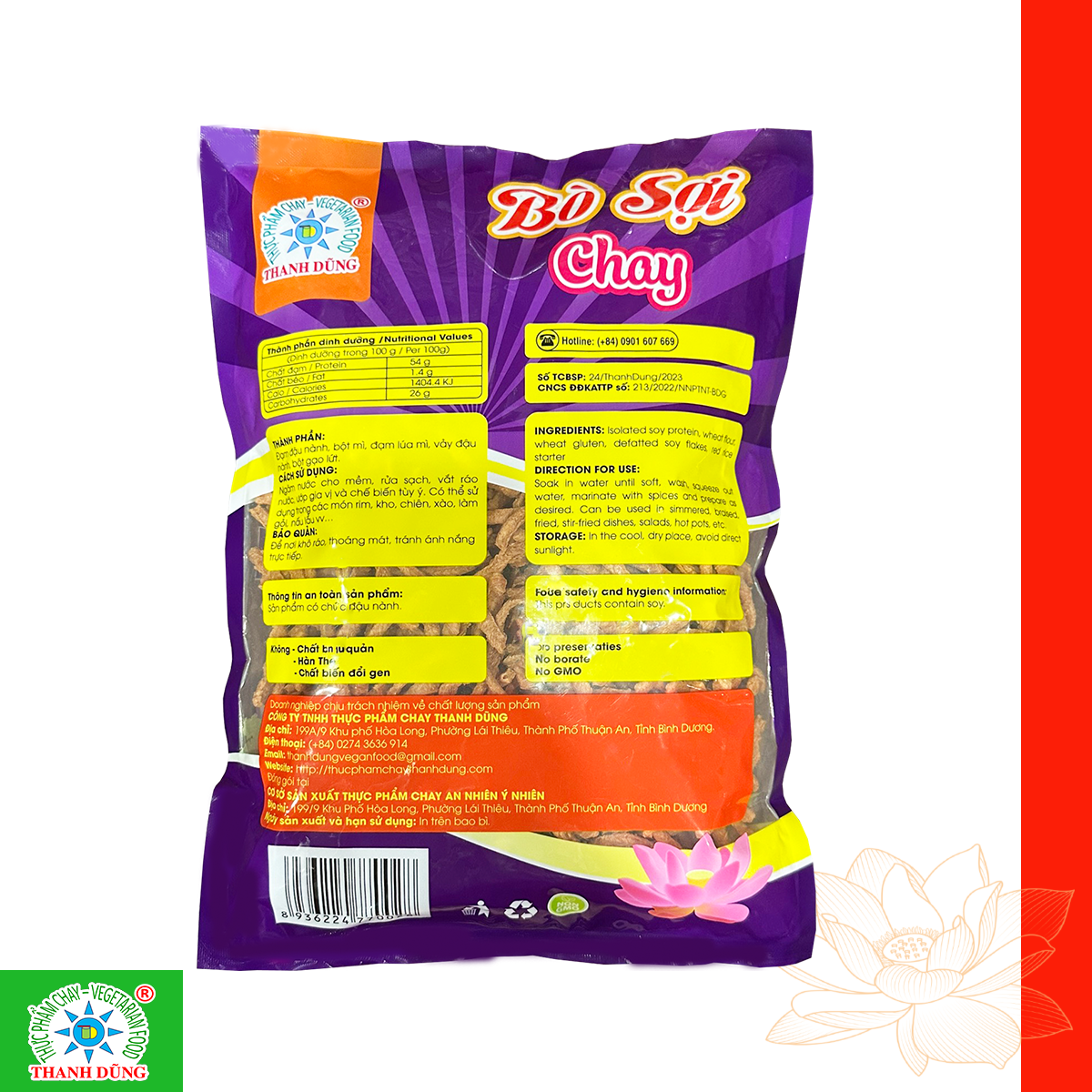 16.BÒ SỢI CHAY 16. Bo soi chay Thanh Dung 500g 02